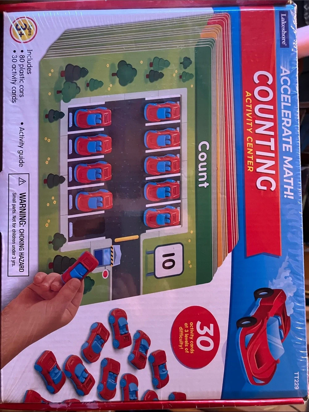 Lakeshore Accelerate Math! Counting Activity Center - Red